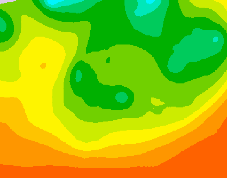 GDPS 500 millibar geopotential height 234 hour forecast chart for Canada based on 2026/06/13 0000Z data