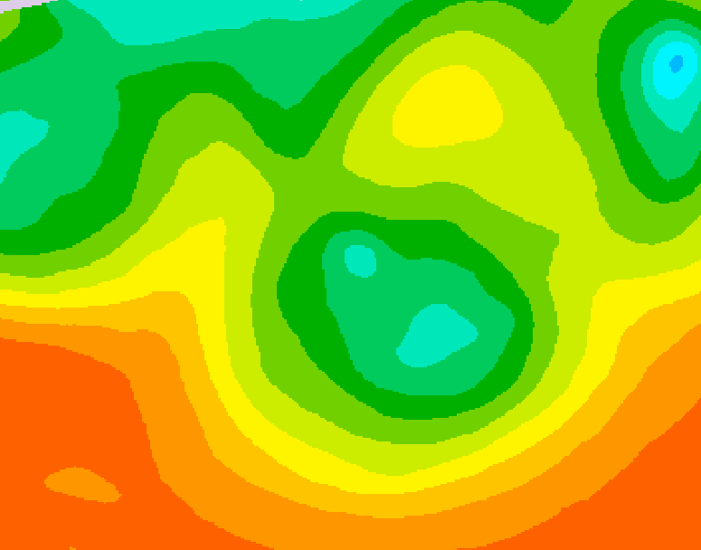 GDPS 500 millibar geopotential height 048 hour forecast chart for Canada based on 2026/06/13 1200Z data
