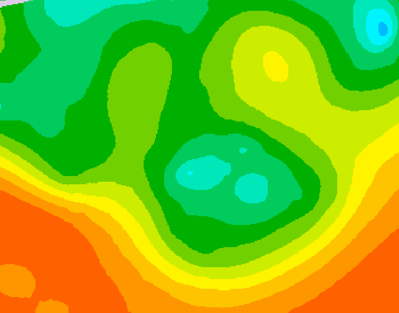 GDPS 500 millibar geopotential height 072 hour forecast chart for Canada based on 2026/06/13 1200Z data
