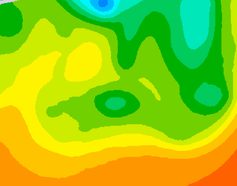 GDPS 500 millibar geopotential height 192 hour forecast chart for Canada based on 2026/06/13 1200Z data