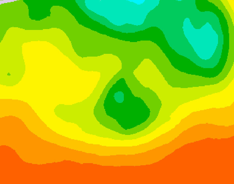 GDPS 500 millibar geopotential height 240 hour forecast chart for Canada based on 2026/06/13 1200Z data