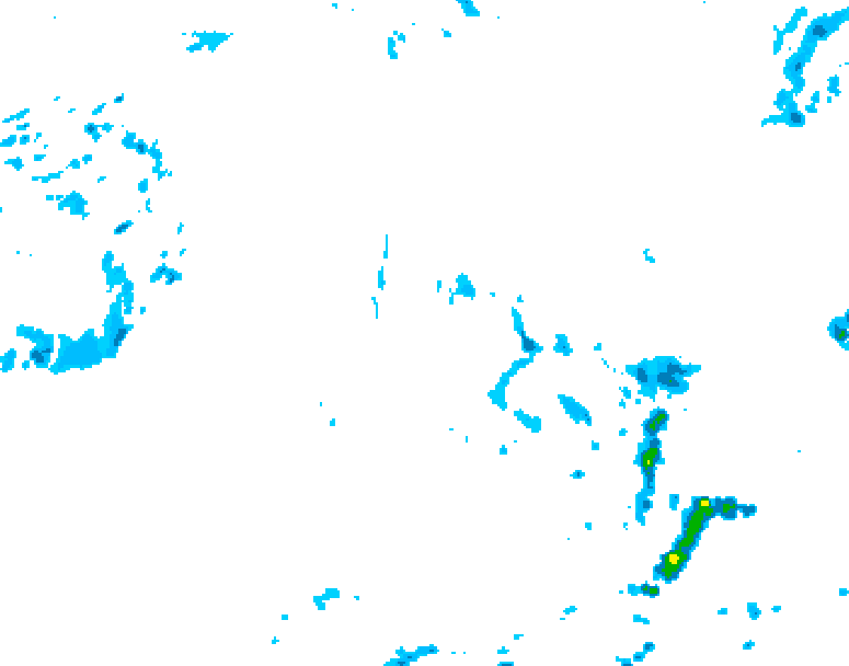 GDPS precipitation 054 hour forecast chart for Canada based on 2026/06/13 0000Z data