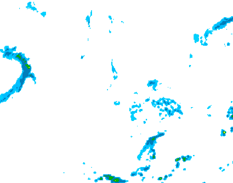 GDPS precipitation 024 hour forecast chart for Canada based on 2026/06/13 1200Z data