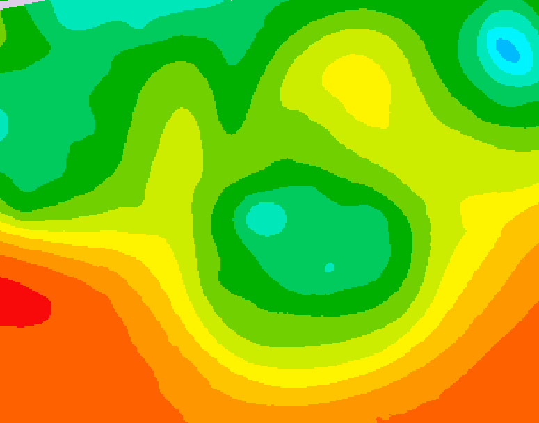 GDPS 500 millibar geopotential height 048 hour forecast chart for Canada based on 2026/06/14 0000Z data