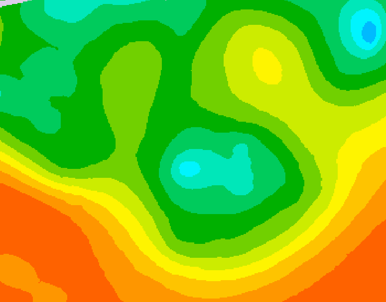 GDPS 500 millibar geopotential height 060 hour forecast chart for Canada based on 2026/06/14 0000Z data