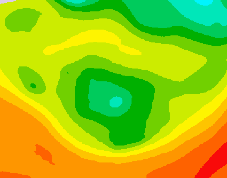 GDPS 500 millibar geopotential height 108 hour forecast chart for Canada based on 2026/06/14 0000Z data