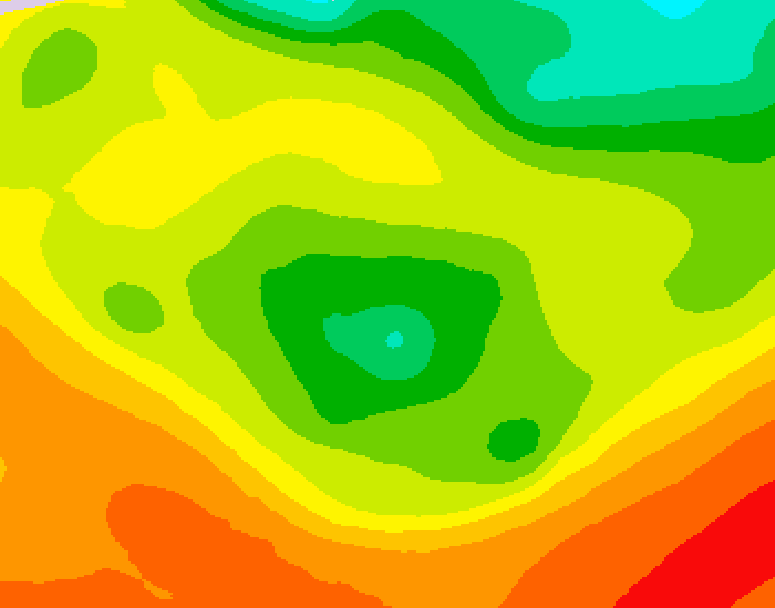GDPS 500 millibar geopotential height 120 hour forecast chart for Canada based on 2026/06/14 0000Z data
