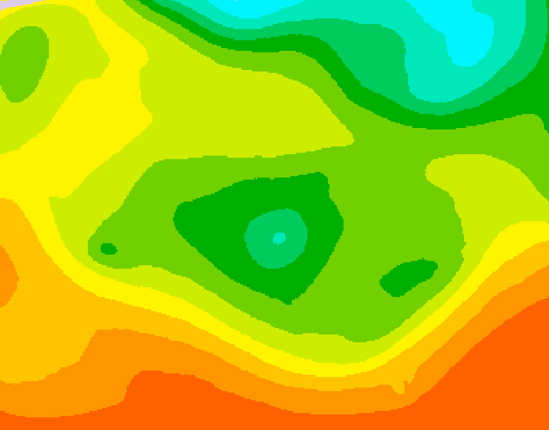 GDPS 500 millibar geopotential height 138 hour forecast chart for Canada based on 2026/06/14 0000Z data