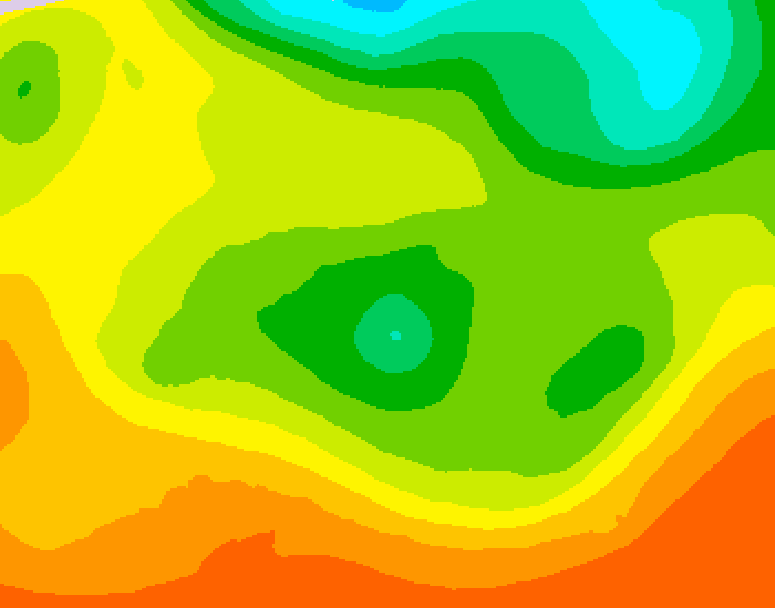 GDPS 500 millibar geopotential height 144 hour forecast chart for Canada based on 2026/06/14 0000Z data