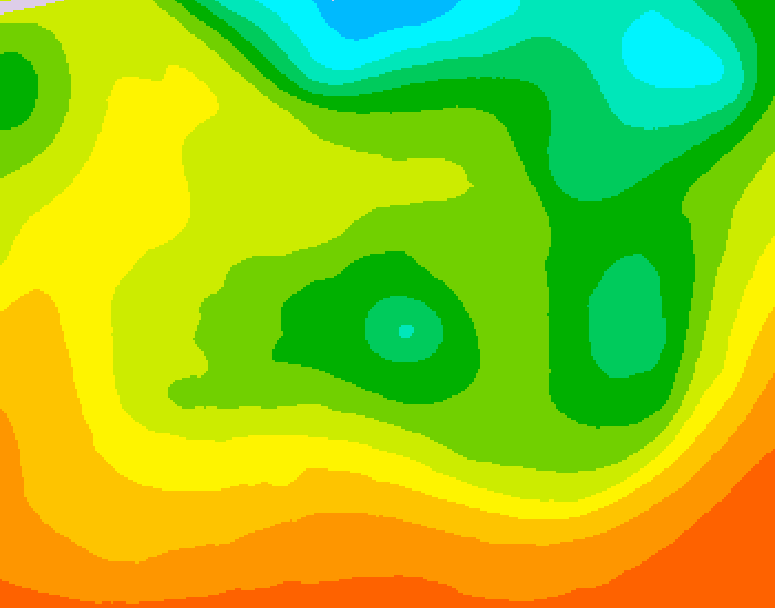 GDPS 500 millibar geopotential height 162 hour forecast chart for Canada based on 2026/06/14 0000Z data