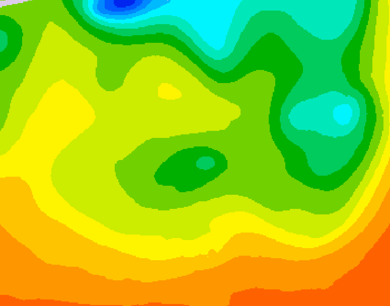 GDPS 500 millibar geopotential height 186 hour forecast chart for Canada based on 2026/06/14 0000Z data