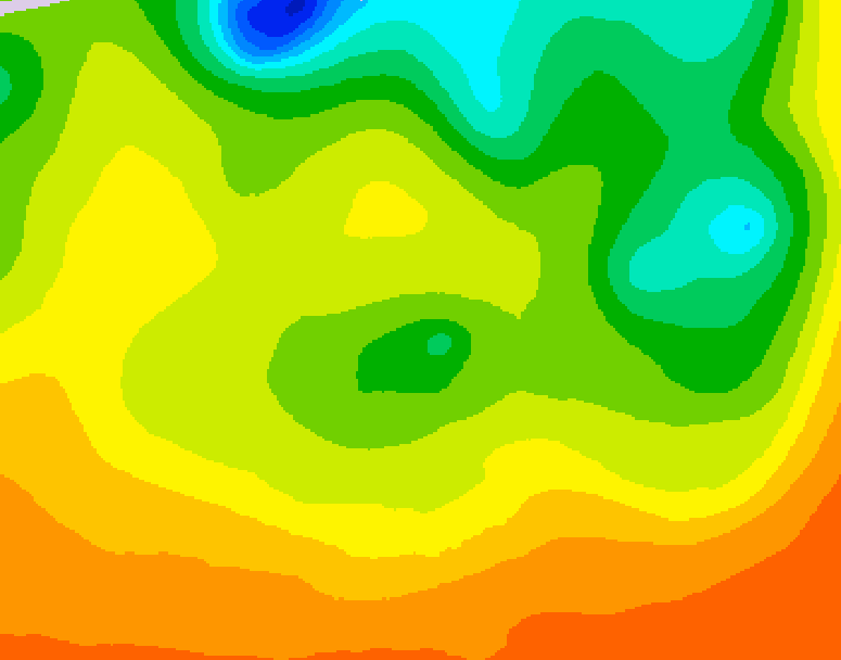 GDPS 500 millibar geopotential height 192 hour forecast chart for Canada based on 2026/06/14 0000Z data