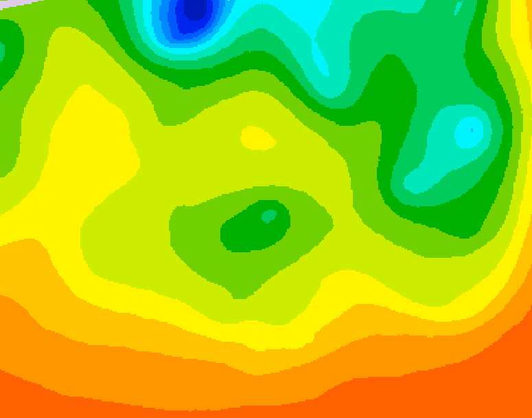 GDPS 500 millibar geopotential height 198 hour forecast chart for Canada based on 2026/06/14 0000Z data