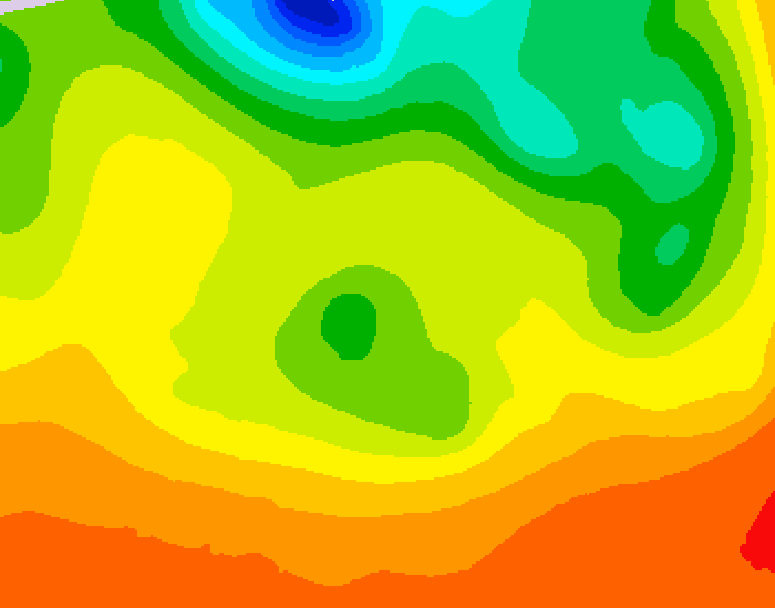GDPS 500 millibar geopotential height 216 hour forecast chart for Canada based on 2026/06/14 0000Z data