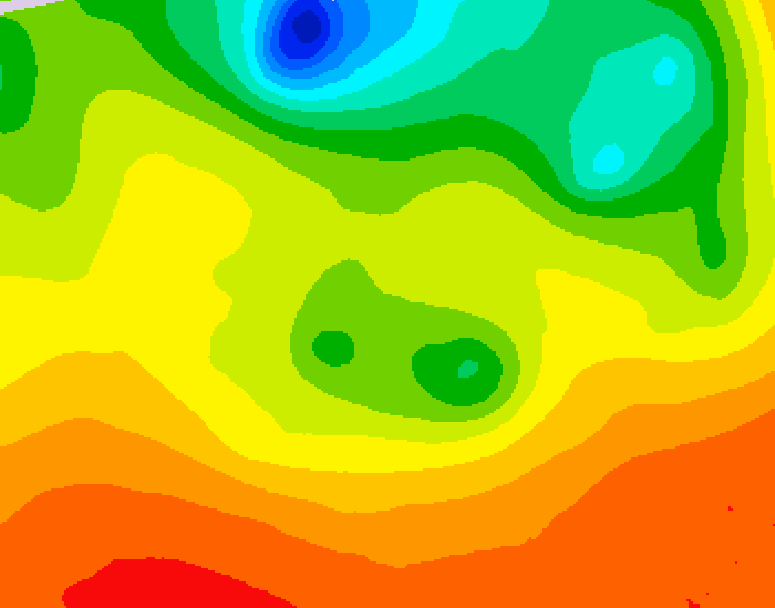 GDPS 500 millibar geopotential height 234 hour forecast chart for Canada based on 2026/06/14 0000Z data