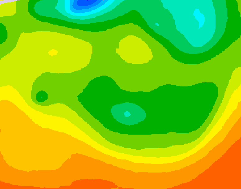 GDPS 500 millibar geopotential height 144 hour forecast chart for Canada based on 2026/06/14 1200Z data