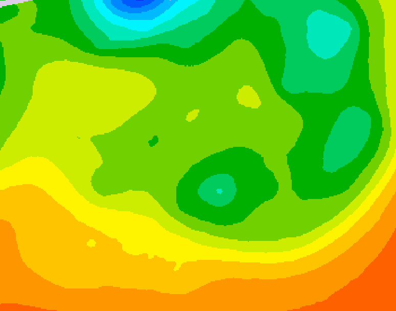 GDPS 500 millibar geopotential height 168 hour forecast chart for Canada based on 2026/06/14 1200Z data