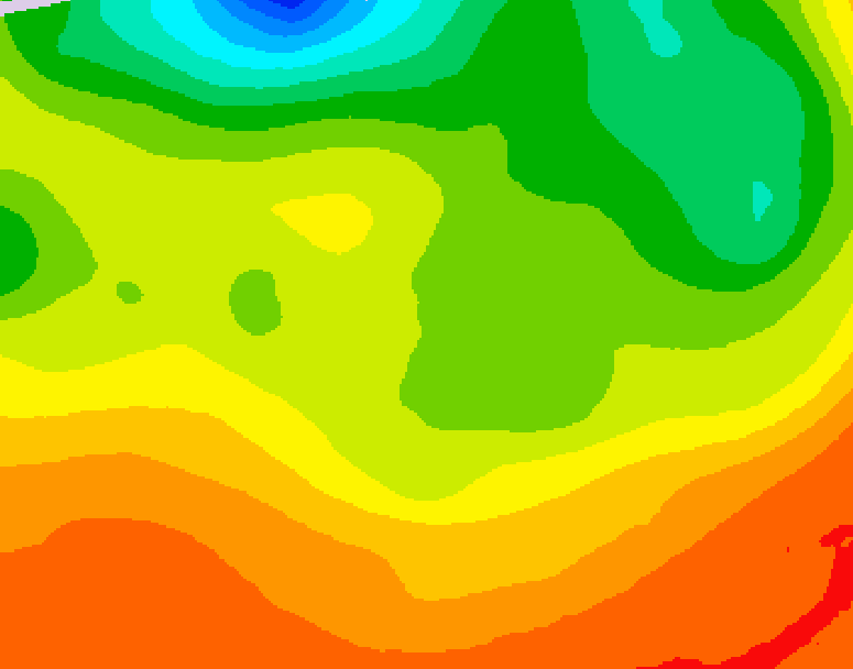 GDPS 500 millibar geopotential height 216 hour forecast chart for Canada based on 2026/06/14 1200Z data