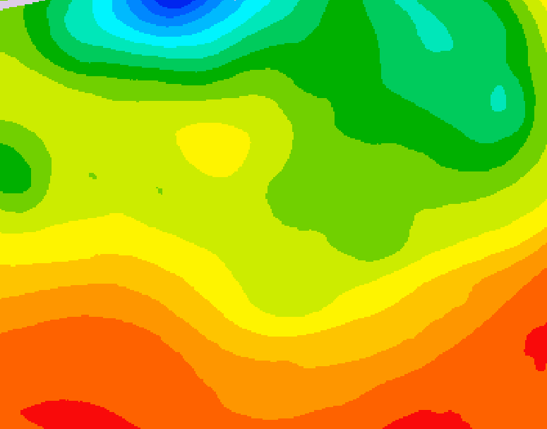 GDPS 500 millibar geopotential height 228 hour forecast chart for Canada based on 2026/06/14 1200Z data