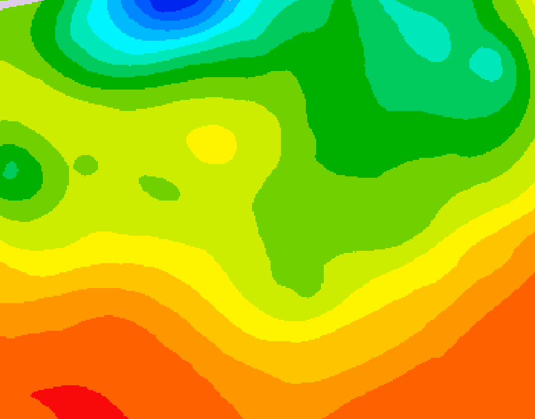 GDPS 500 millibar geopotential height 240 hour forecast chart for Canada based on 2026/06/14 1200Z data