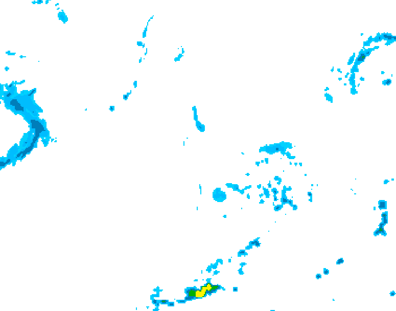 GDPS precipitation 006 hour forecast chart for Canada based on 2026/06/14 0000Z data