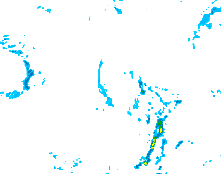GDPS precipitation 024 hour forecast chart for Canada based on 2026/06/14 0000Z data