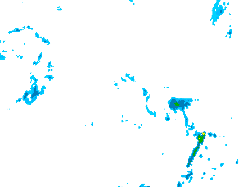 GDPS precipitation 036 hour forecast chart for Canada based on 2026/06/14 0000Z data
