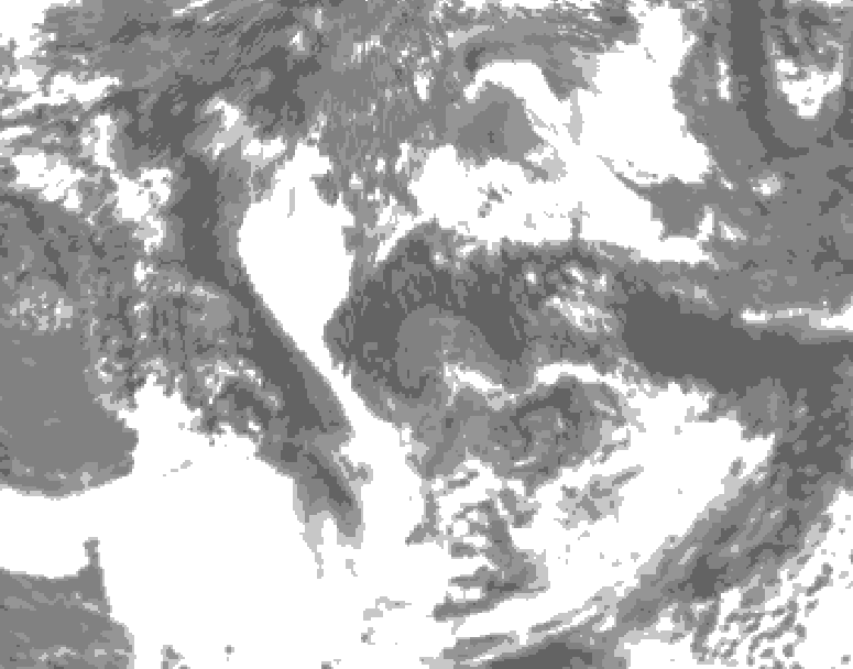 GDPS total cloud 066 hour forecast chart for Canada based on 2026/06/14 0000Z data