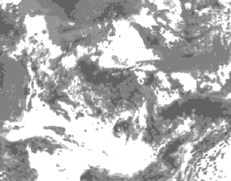 GDPS total cloud 138 hour forecast chart for Canada based on 2026/06/14 0000Z data