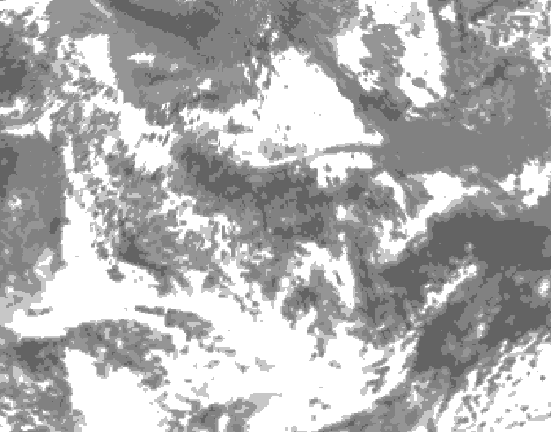 GDPS total cloud 144 hour forecast chart for Canada based on 2026/06/14 0000Z data
