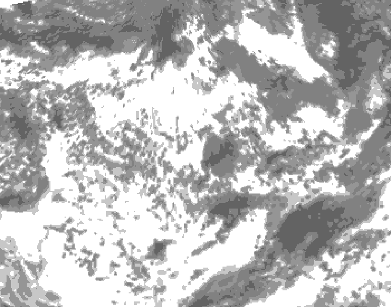 GDPS total cloud 228 hour forecast chart for Canada based on 2026/06/14 1200Z data