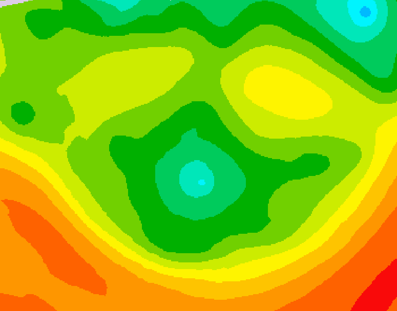 GDPS 500 millibar geopotential height 066 hour forecast chart for Canada based on 2026/06/15 0000Z data