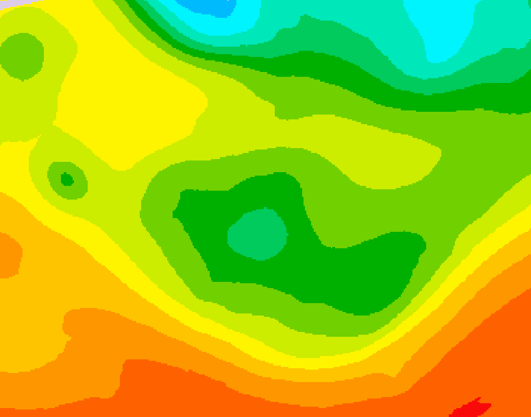 GDPS 500 millibar geopotential height 108 hour forecast chart for Canada based on 2026/06/15 0000Z data