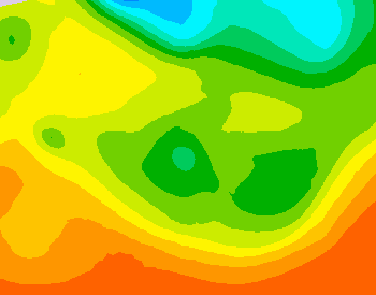 GDPS 500 millibar geopotential height 120 hour forecast chart for Canada based on 2026/06/15 0000Z data