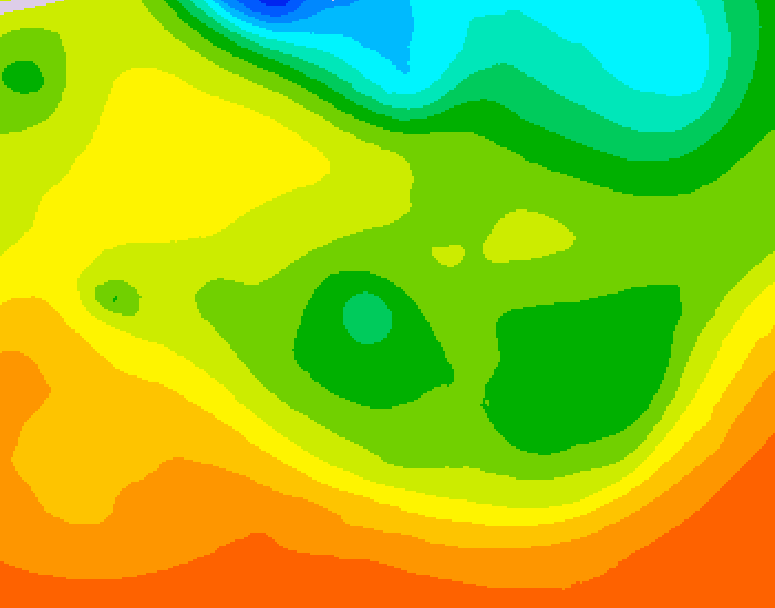 GDPS 500 millibar geopotential height 126 hour forecast chart for Canada based on 2026/06/15 0000Z data