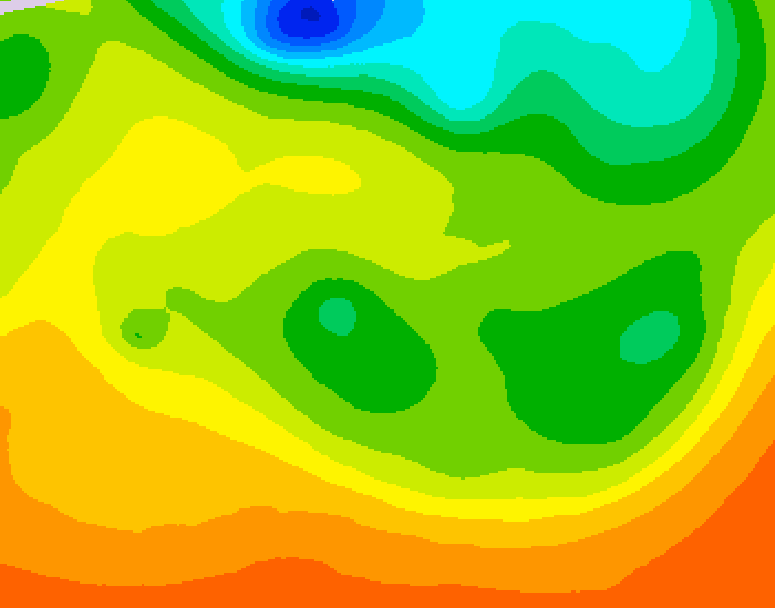 GDPS 500 millibar geopotential height 138 hour forecast chart for Canada based on 2026/06/15 0000Z data