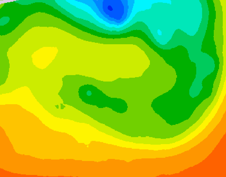 GDPS 500 millibar geopotential height 156 hour forecast chart for Canada based on 2026/06/15 0000Z data
