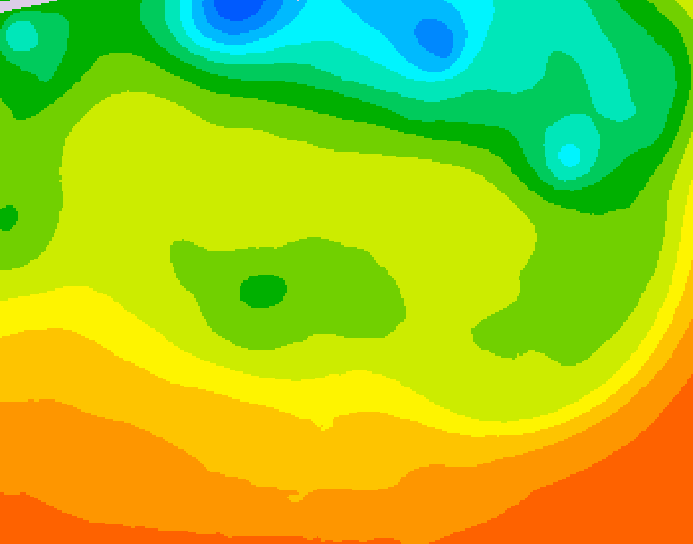 GDPS 500 millibar geopotential height 180 hour forecast chart for Canada based on 2026/06/15 0000Z data