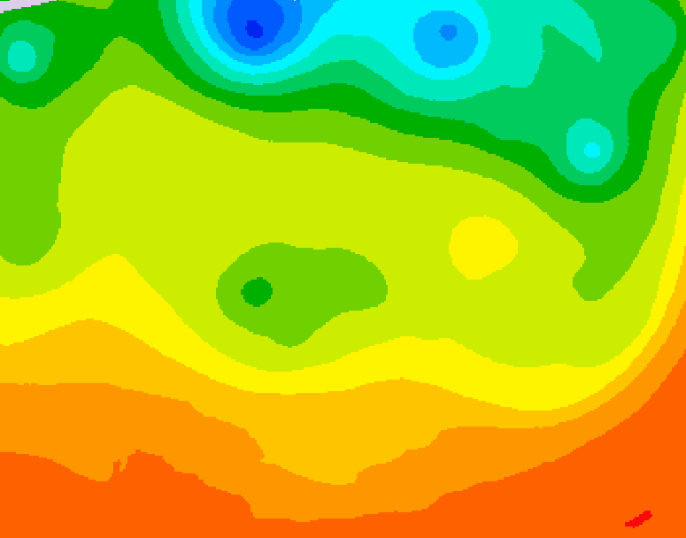 GDPS 500 millibar geopotential height 192 hour forecast chart for Canada based on 2026/06/15 0000Z data