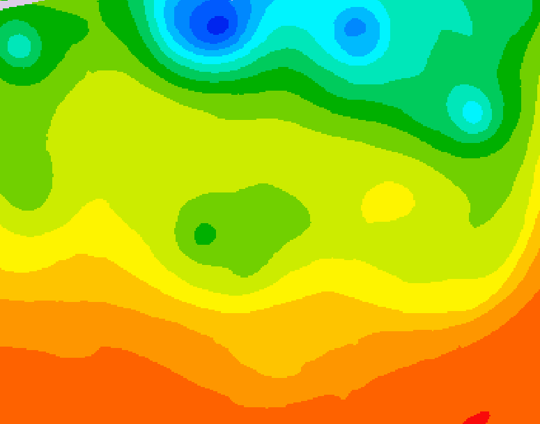 GDPS 500 millibar geopotential height 198 hour forecast chart for Canada based on 2026/06/15 0000Z data