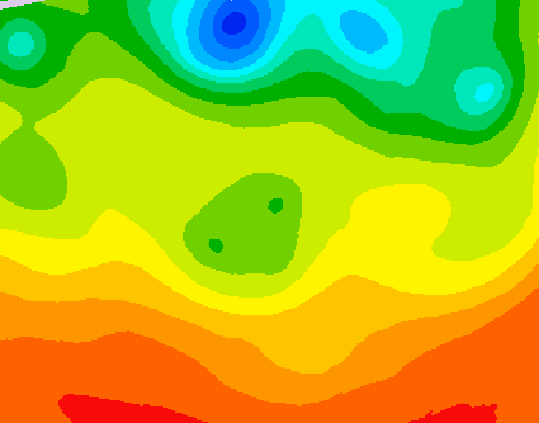 GDPS 500 millibar geopotential height 210 hour forecast chart for Canada based on 2026/06/15 0000Z data