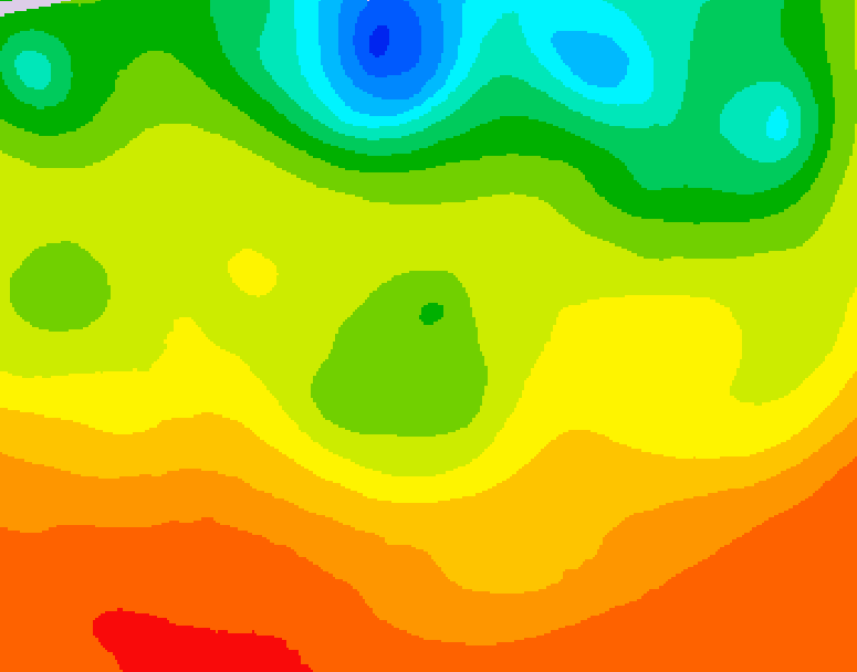 GDPS 500 millibar geopotential height 216 hour forecast chart for Canada based on 2026/06/15 0000Z data