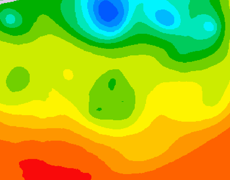 GDPS 500 millibar geopotential height 222 hour forecast chart for Canada based on 2026/06/15 0000Z data