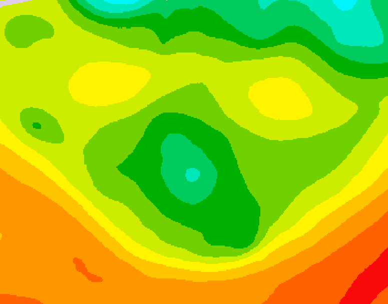 GDPS 500 millibar geopotential height 072 hour forecast chart for Canada based on 2026/06/15 1200Z data