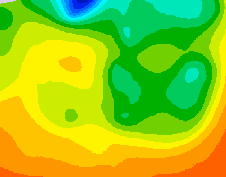 GDPS 500 millibar geopotential height 144 hour forecast chart for Canada based on 2026/06/15 1200Z data