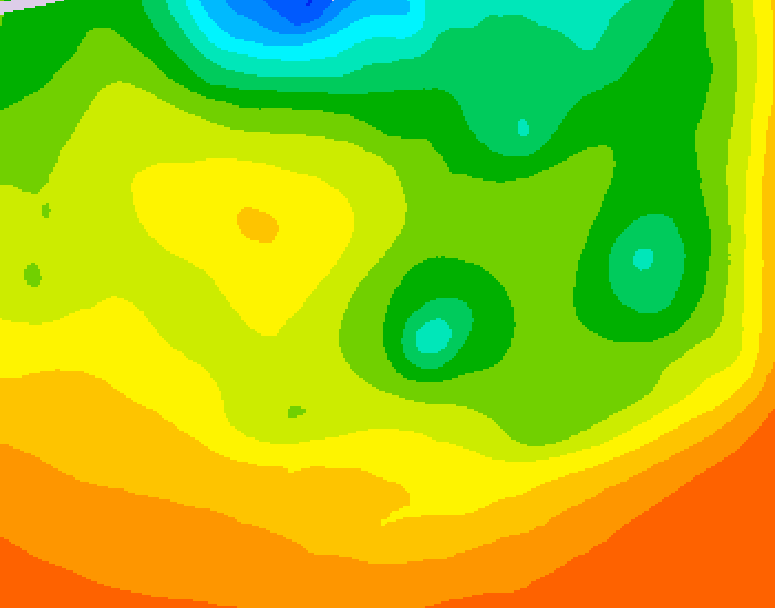 GDPS 500 millibar geopotential height 168 hour forecast chart for Canada based on 2026/06/15 1200Z data