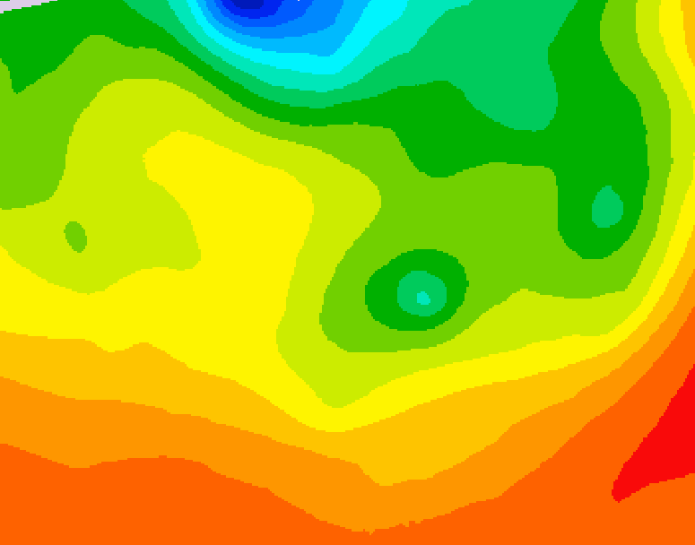 GDPS 500 millibar geopotential height 192 hour forecast chart for Canada based on 2026/06/15 1200Z data