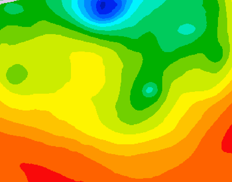 GDPS 500 millibar geopotential height 216 hour forecast chart for Canada based on 2026/06/15 1200Z data