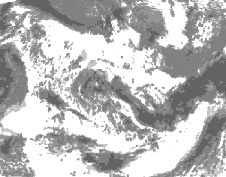 GDPS total cloud 144 hour forecast chart for Canada based on 2026/06/15 0000Z data