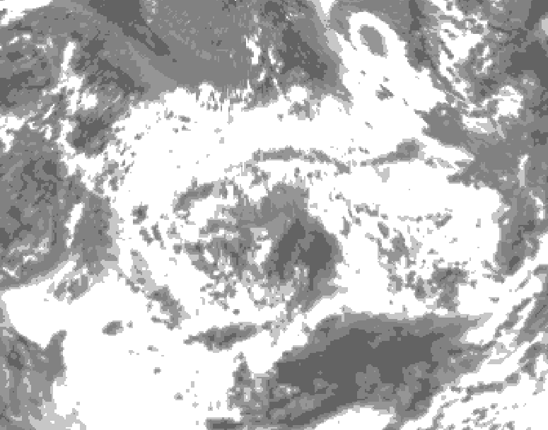 GDPS total cloud 210 hour forecast chart for Canada based on 2026/06/15 0000Z data